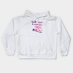 sakura's blooming Kids Hoodie